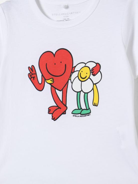 25FW [키즈] 스텔라 맥카트니 티셔츠 TX8A41Z0434 100 White - STELLA MCCARTNEY