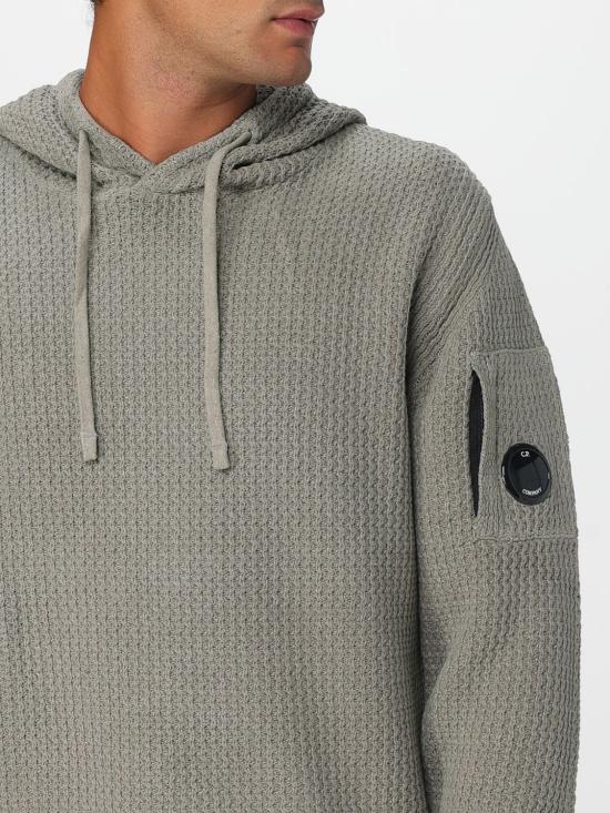 25FW 씨피 컴퍼니 긴팔 티셔츠 19CMKN018A005558G 356 Grey - C.P. COMPANY