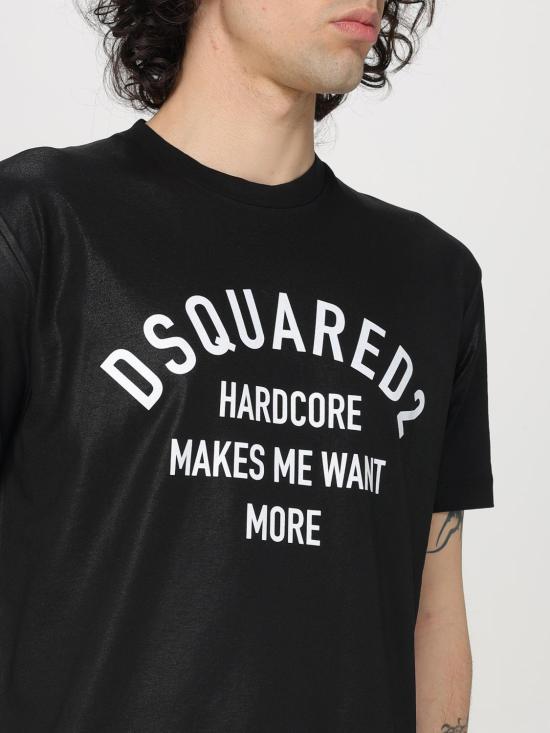 25FW 디스퀘어드2 반팔 티셔츠 S71GD1545D20035 900 Black - DSQUARED2