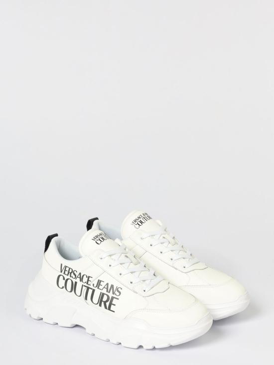 25FW 베르사체 뮬/슬리퍼 79YA3SC1ZPB45 003 White - VERSACE