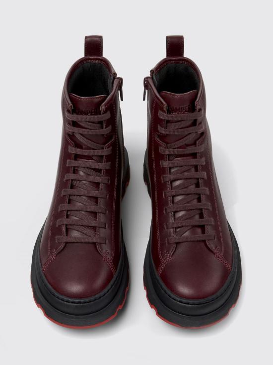 26SS 캠퍼 뮬/슬리퍼 K400816 003 BRUTUS 0 Burgundy - CAMPER