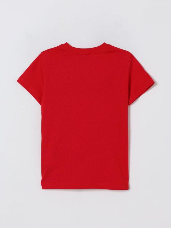 25FW [키즈] 모스키노 티셔츠 HPM058LAA34 50109 Red - MOSCHINO