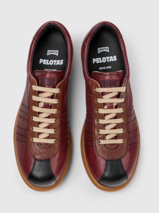 26SS 캠퍼 스니커즈 K101018 007 PELOTAS 0 Burgundy - CAMPER