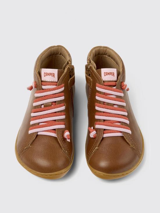 25FW [키즈] 캠퍼 슈즈 90019 126 PEU 0 Brown - CAMPER