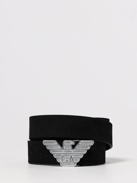 25FW 엠포리오 아르마니 가죽 벨트 EM003834 AF19984 UC001 Black