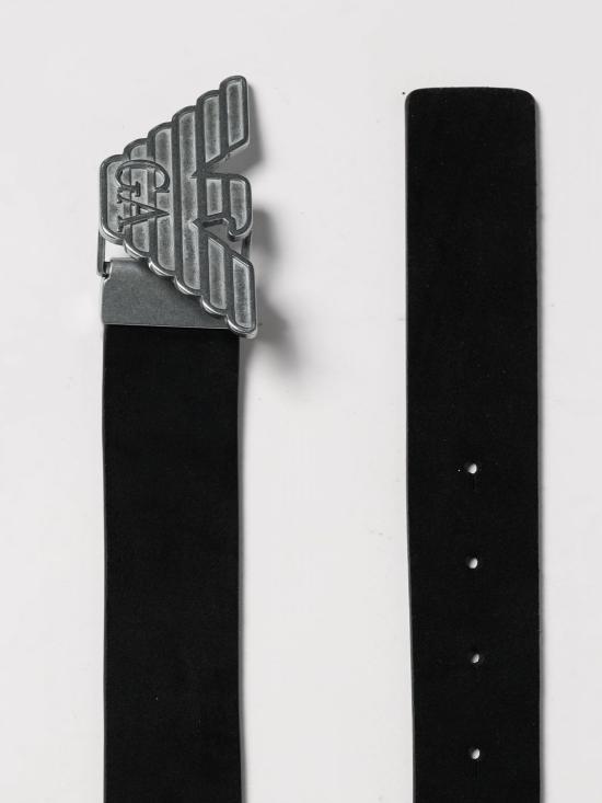 25FW 엠포리오 아르마니 가죽 벨트 EM003834 AF19984 UC001 Black - EMPORIO ARMANI