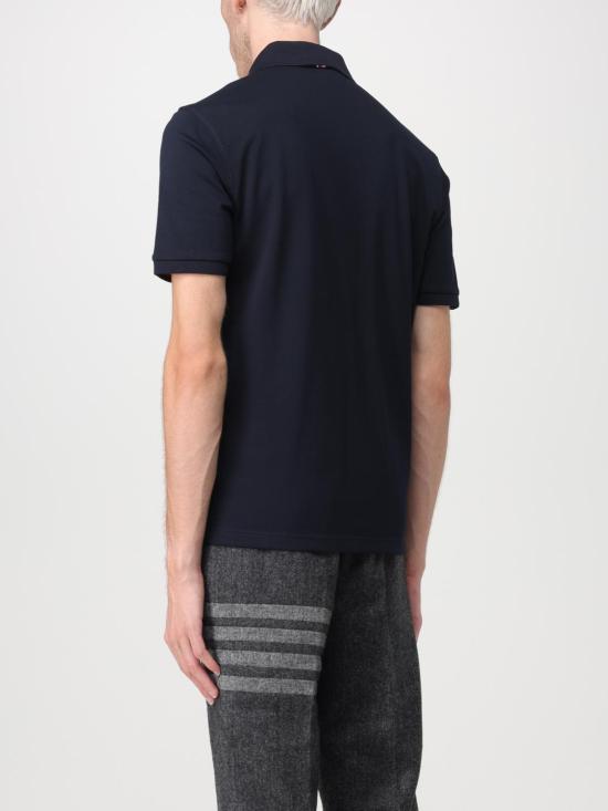 25FW 톰브라운 폴로 티셔츠 MJP022A01455 415 Navy - THOM BROWNE