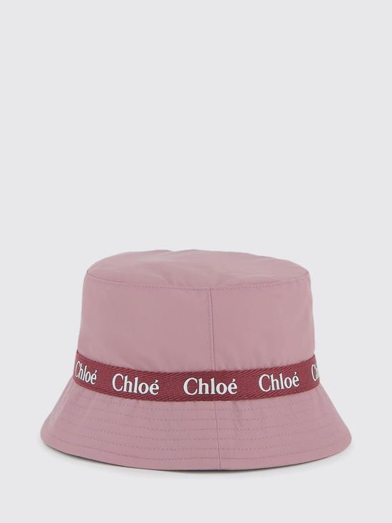 25FW [키즈] 끌로에 모자 C20680 90F Pink - CHLOE