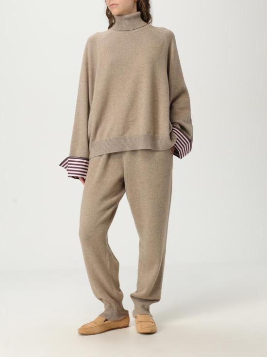 25FW 브루넬로 쿠치넬리 팬츠 M12709899P C077 Brown - BRUNELLO CUCINELLI