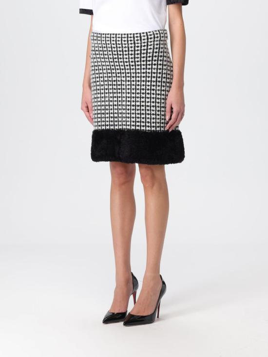 25FW 니나리찌 미디 스커트 MJU002ML0579 M1119 Multicolor - NINA RICCI