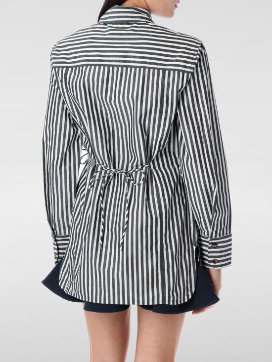 25SS 가니 블라우스 W00966475 099 Black - GANNI