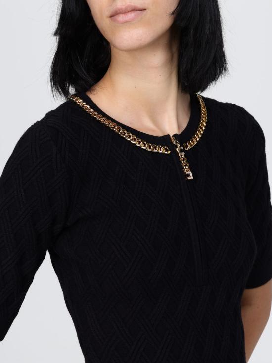 25FW 엘리자베타프랜치 롱 원피스 AM20B 110 Black - ELISABETTA FRANCHI