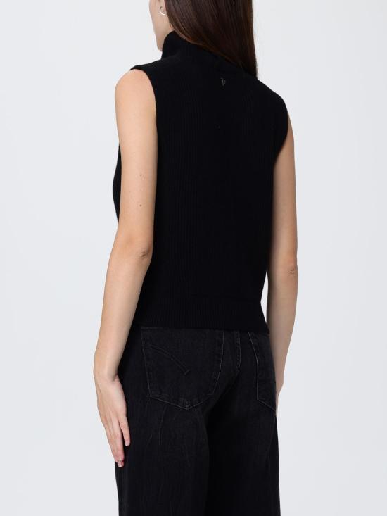 25FW 돈답 베스트 DT398M00988D002 999 Black - DONDUP