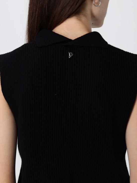 25FW 돈답 베스트 DT398M00988D002 999 Black - DONDUP