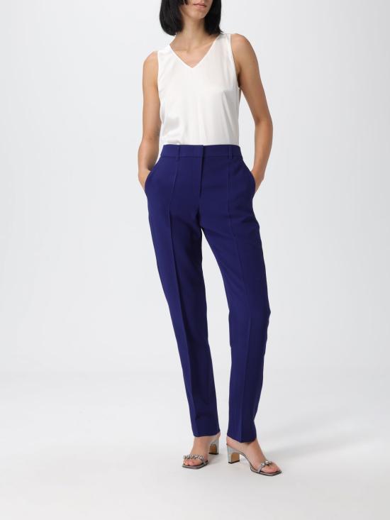 25FW 엠포리오 아르마니 스트레이트 팬츠 0NP08T02013 UB105 Royal Blue - EMPORIO ARMANI