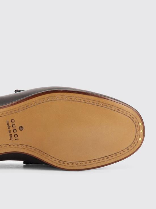 25FW 구찌 1953 홀스빗 레더 로퍼 307929AADCW 2179 Brown - GUCCI