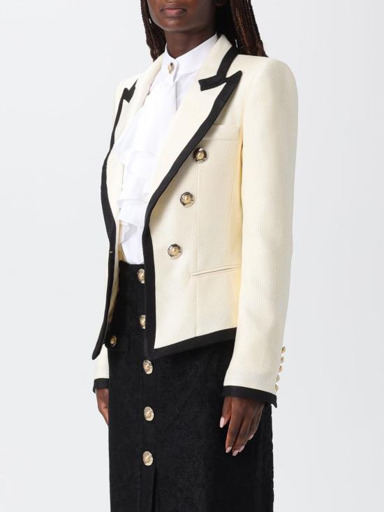 25FW 발망 자켓 FF1SE165VI29 GWO Ecru - BALMAIN