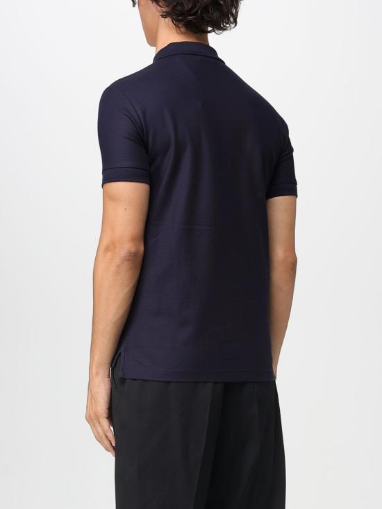 25FW 버버리 코튼 폴로 티셔츠 8099165 Blue - BURBERRY