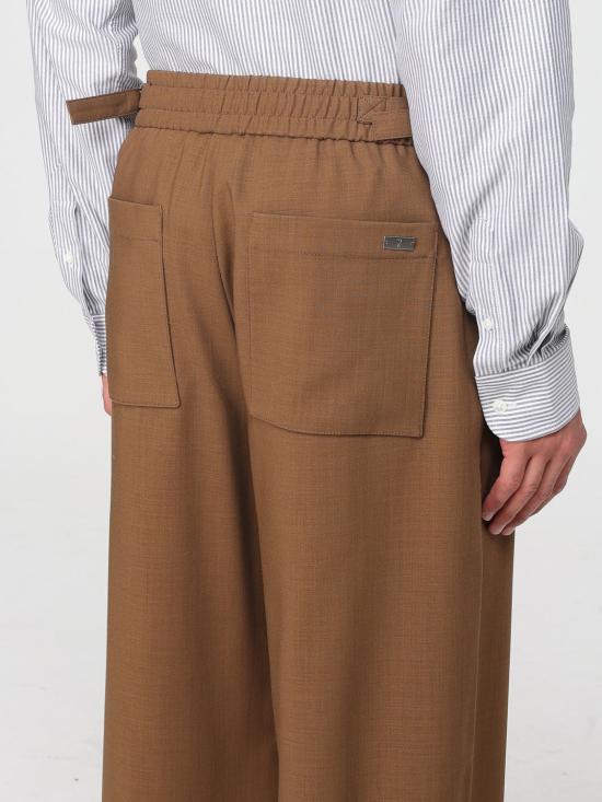 25FW 아미 트레이닝/조거 팬츠 HTR827WV0066 216 Brown - AMI