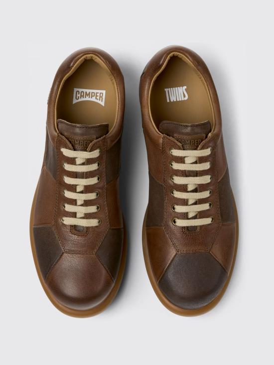 25FW 캠퍼 뮬/슬리퍼 K201786 002 TWINS 0 Brown - CAMPER