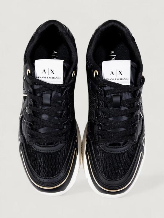 25FW 알마니 뮬/슬리퍼 XW002153AF19535 MC077 Black - ARMANI