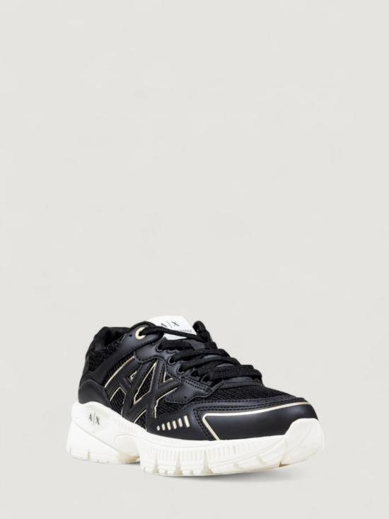 25FW 알마니 뮬/슬리퍼 XW002153AF19535 MC077 Black - ARMANI