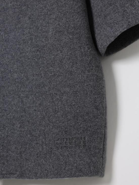 25FW [키즈] MM6 메종마르지엘라 코트 M60833MM00W M6911 Grey - MM6 MAISON MARGIELA