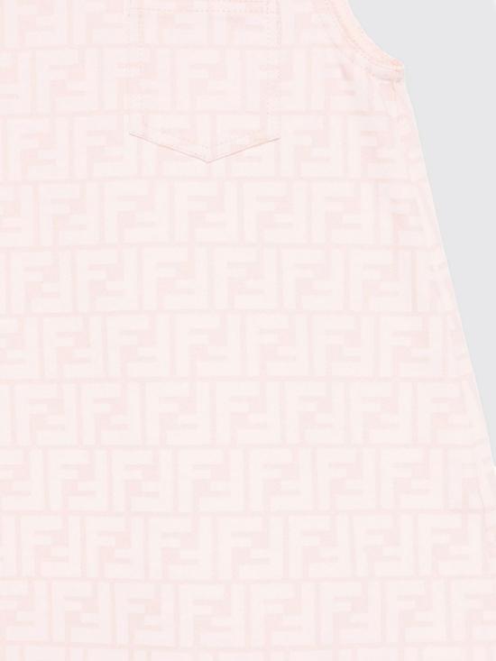 25FW [키즈] 펜디 원피스 JFB807AUKT F0ZKY Pink - FENDI