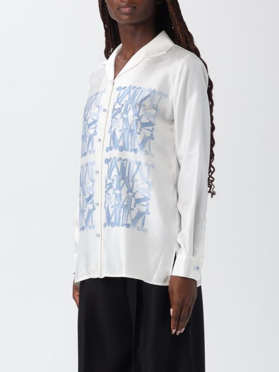 25FW 막스마라 블라우스 2521116061600 001 White - MAX MARA