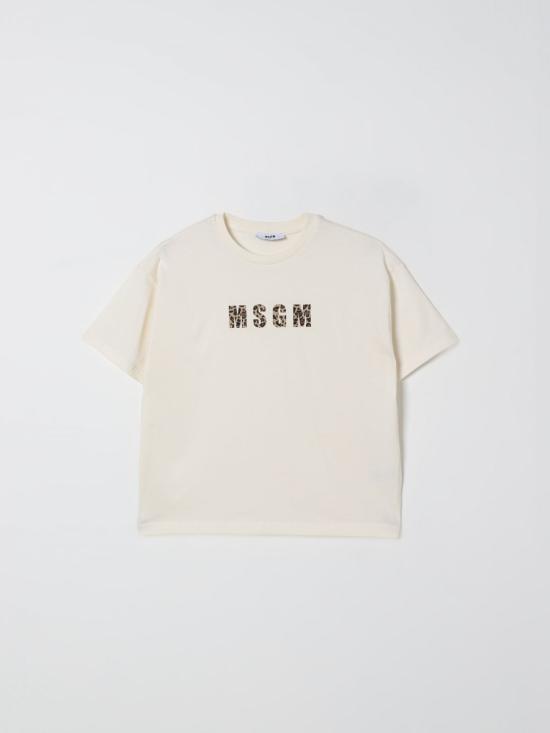 25FW [키즈] 엠에스지엠 티셔츠 F5MSJGTH141 MS059 Cream