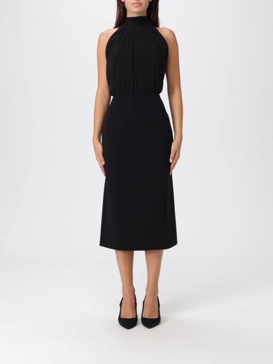 25FW 막스마라 스튜디오 롱 원피스 2526226041600 001 Black