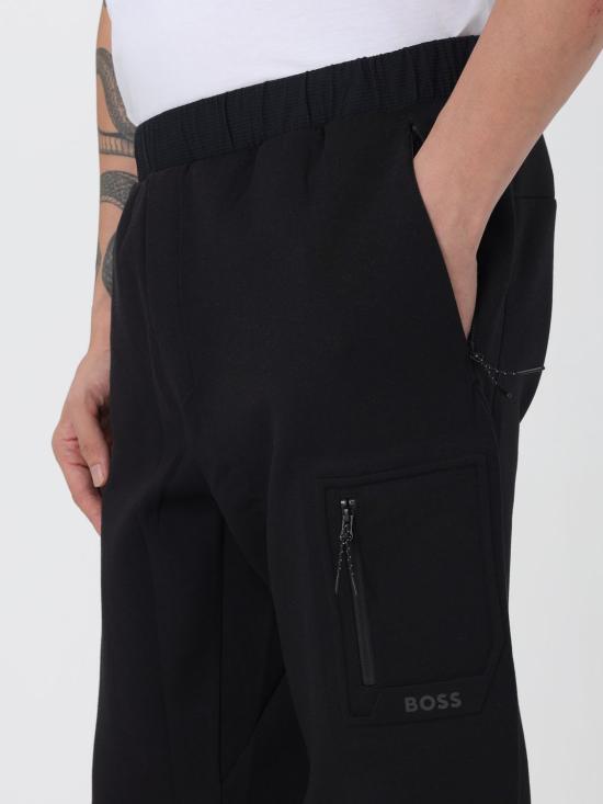 25FW 보스 트레이닝/조거 팬츠 50543913 001 Black - BOSS