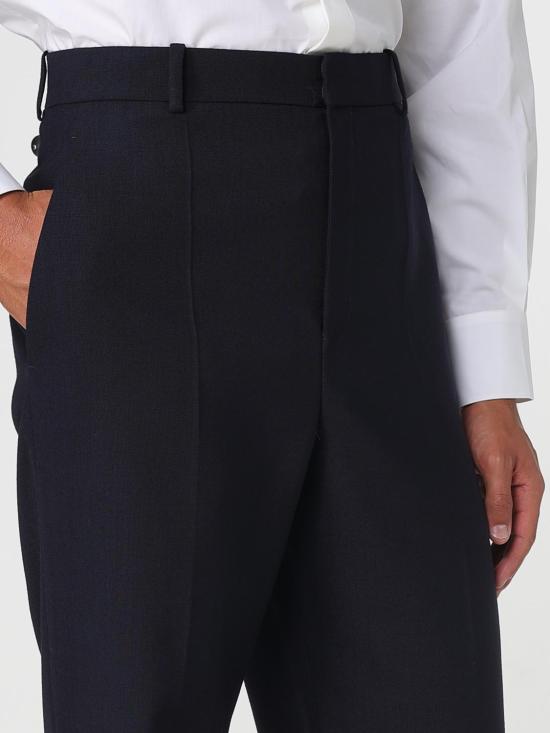 25FW 생로랑 스트레이트 팬츠 844153Y5K32 4140 Navy - SAINT LAURENT