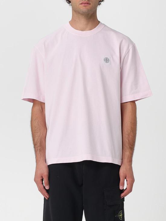 25FW 스톤 아일랜드 반팔 티셔츠 2100025S0115 V0080 Pink