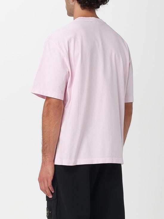 25FW 스톤 아일랜드 반팔 티셔츠 2100025S0115 V0080 Pink - STONE ISLAND