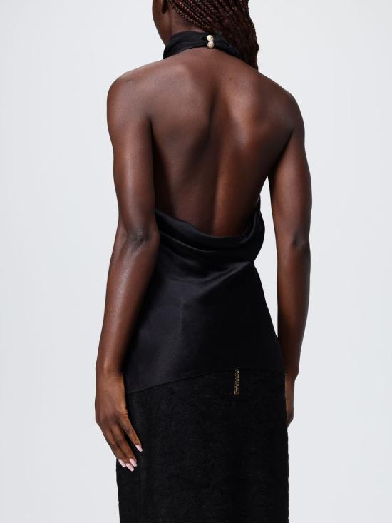 25FW 발망 민소매 티셔츠 FF1AE165SE94 0PA Black - BALMAIN