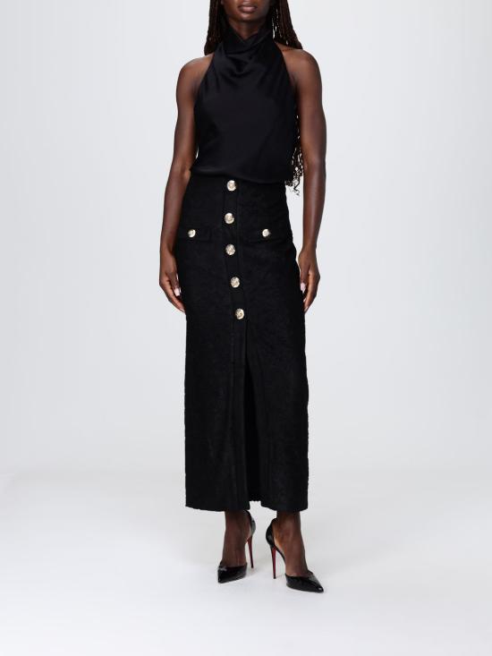 25FW 발망 민소매 티셔츠 FF1AE165SE94 0PA Black - BALMAIN