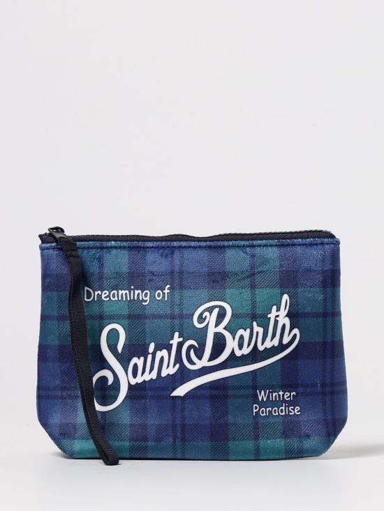 25FW 세인트바쓰 클러치/파우치 ALI0002 TARTAN TRTN65 00145I Blue