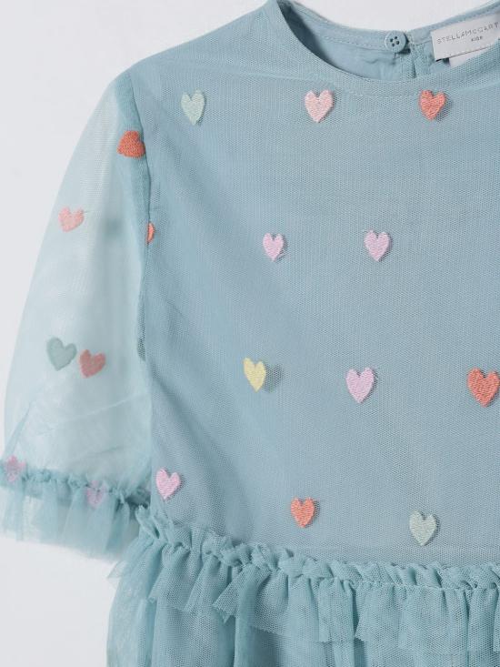 25FW [키즈] 스텔라 맥카트니 원피스 TX1B43Z3079 923MC Water - STELLA MCCARTNEY