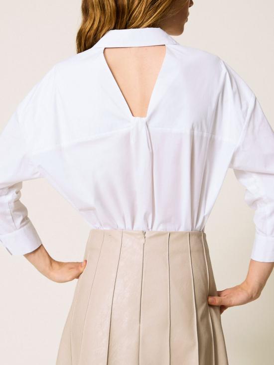 25FW 액티튜드 트윈세트 블라우스 252AP2200 00840 White - ACTITUDE TWINSET