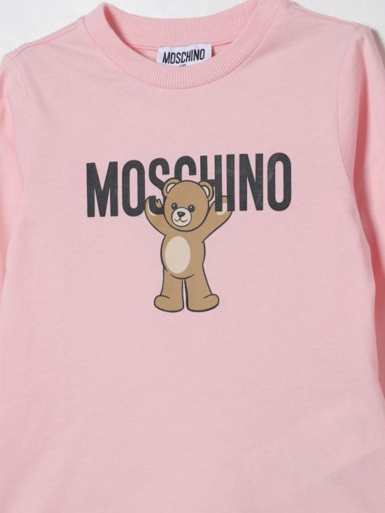 25FW [키즈] 모스키노 티셔츠 HTO00JLAA10 50209 Pink - MOSCHINO