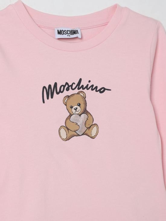 25FW [키즈] 모스키노 티셔츠 HDO010LBA11 50209 Pink - MOSCHINO