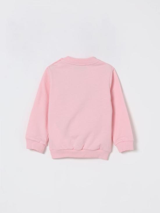 25FW [키즈] 모스키노 풀오버 MNF060LCA40 50209 Pink - MOSCHINO