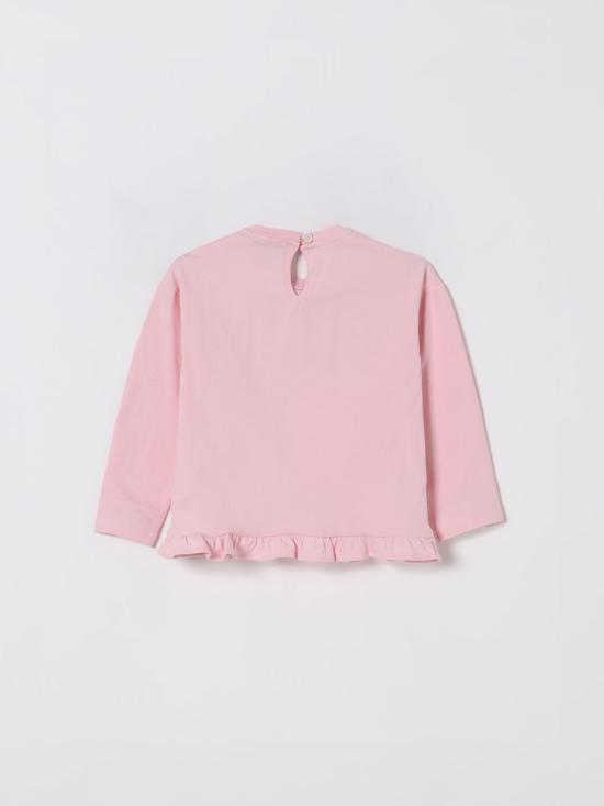 25FW [키즈] 모스키노 티셔츠 MDO00SLBA11 50209 Pink - MOSCHINO