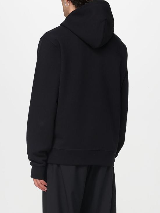 25FW 버버리 EKD 체크 코튼 후드 티셔츠 8116060 Black - BURBERRY