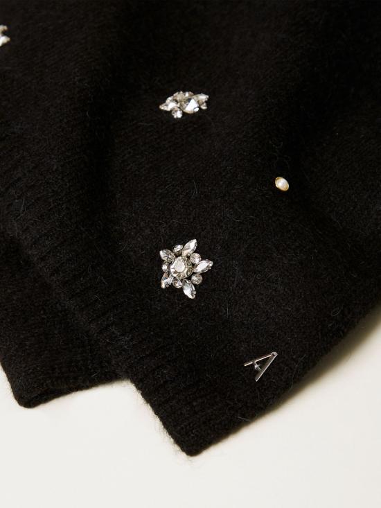 25FW 액티튜드 트윈세트 머플러/스카프 252AA4021 00006 Black - ACTITUDE TWINSET