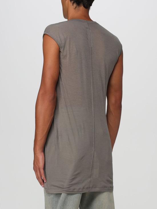 25FW 릭 오웬스 반팔 티셔츠 RU02E1157UC 34 Grey - RICK OWENS