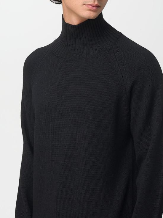 25FW 파올로페코라 스웨터 A072F009 9000 Black - PAOLO PECORA