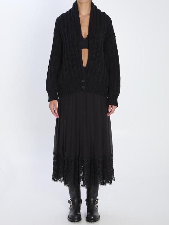 25FW 돌체앤가바나 스웨터 37961202 FXVCWT JCVZ2 N0000 Black - DOLCE & GABBANA