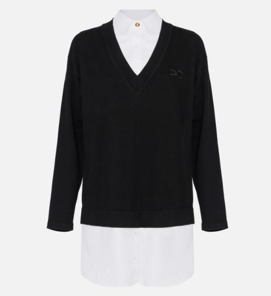 25FW 엘리자베타프랜치 숏 원피스 AM09T56E2 CM4 Rouge Noir Bianco ROUGE NOIR